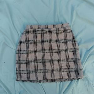 Wild Fable XS Pink Plaid Mini Skirt